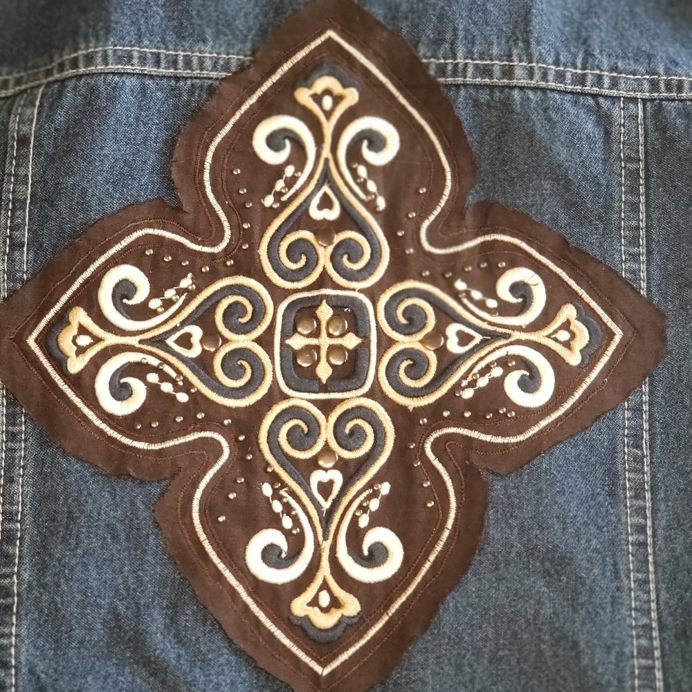 Red Ranch New Denim jacket - Picture 3 of 4